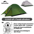 Naturehike Mongar 2 Tent Cloud Up 1 2 3 Persons Tent Star River Tent Cycling Tent Ultralight Outdoor Travel Hiking Camping Tent