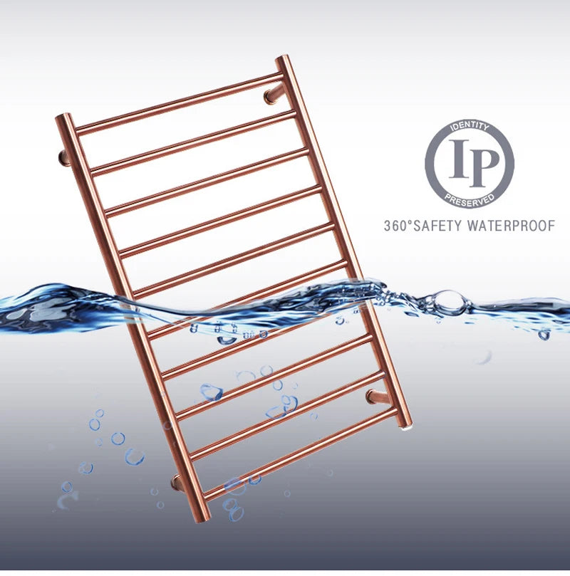 500*800*120(mm) Electric Towel Rack 304 Stainless Steel 50°C+5 Constant Temperature Fast Heat Drying Bath Towel Bar 110V/220V