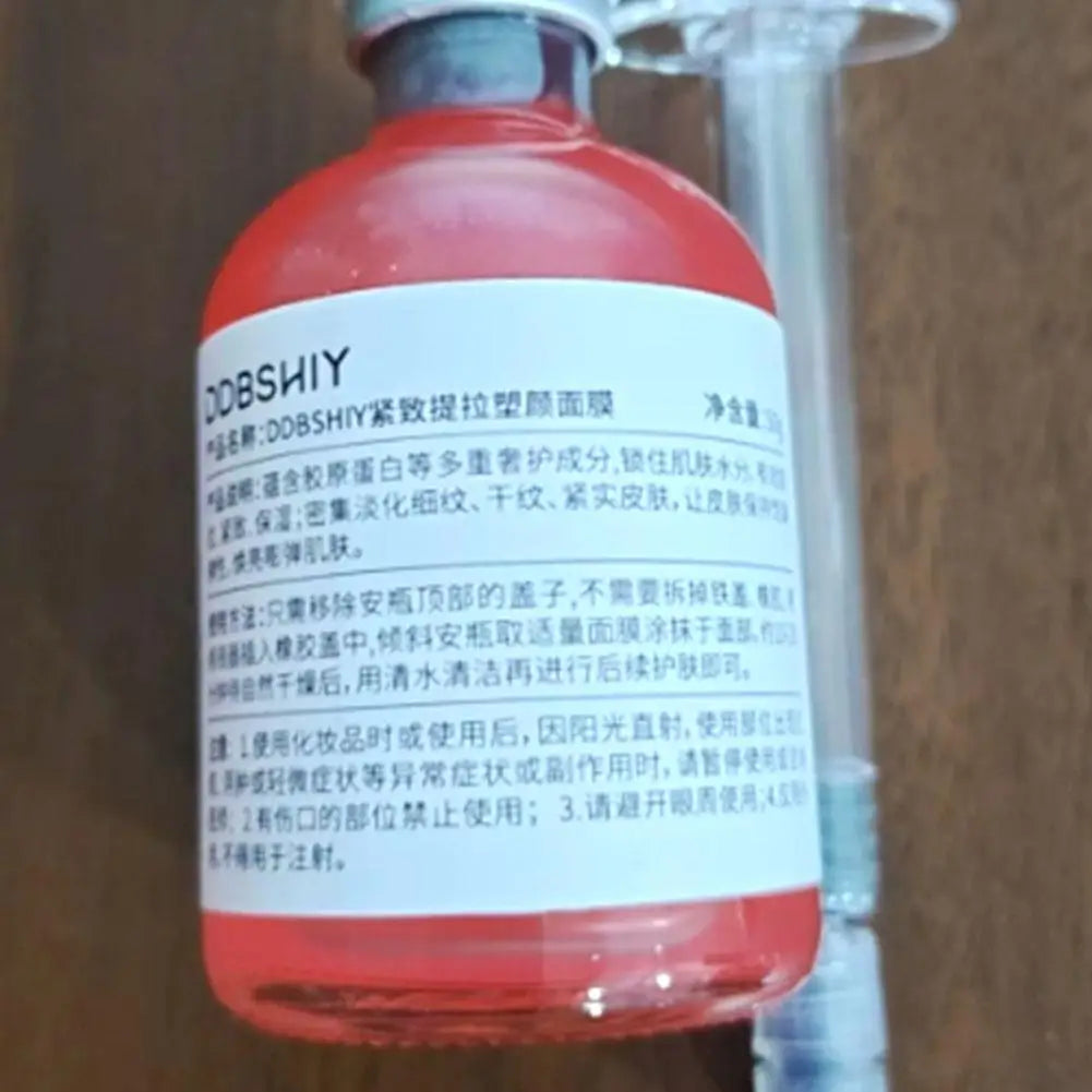 50g Tighten Delicate Improve Skin Elasticity Wrinkle Needle Tube Ampoule Firming Lifting Face Essence Mask Brand PDRN Serum Care