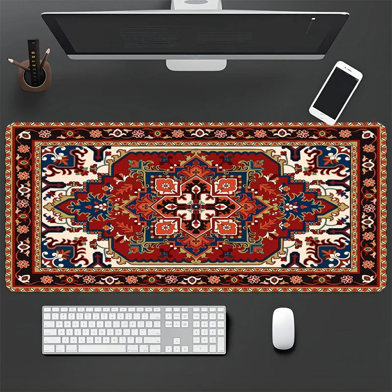 Oversized Persian carpet style multi-model gaming mouse pad PC Player Rubber keyboard office accessories cushion carpet mat rug