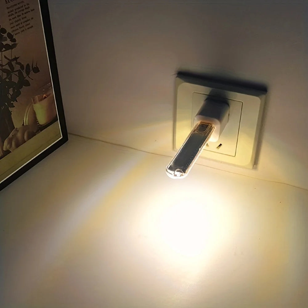 2 Mini Portable USB 5V Led Night Lights, Reading Camping Lights, Notebook Gadgets, Study Lights