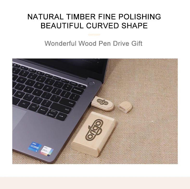 JASTER USB 3.0 High Speed Wooden USB Flash Drive Maple Wood+box Pendrive 4GB 16GB 32GB 64GB Memory Stick Gifts Free Custom Logo