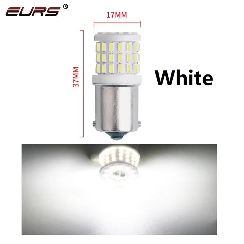 2pcs PY21W bau15s P21/5W 1156 Ba15s P21W 1157 Bay15d For Car LED Bulbs Turn Signal Light 3014 57SMD Brake Reverse Parking Lamps