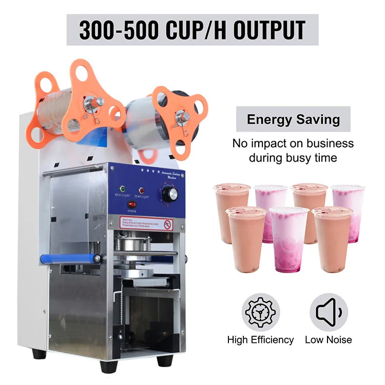 High Quality 98mm 95mm 90mm 75mm 60mm 95 90 mm Mini Small Boba Juice Semi Auto Automatic Cup Sealing Machine Sealer