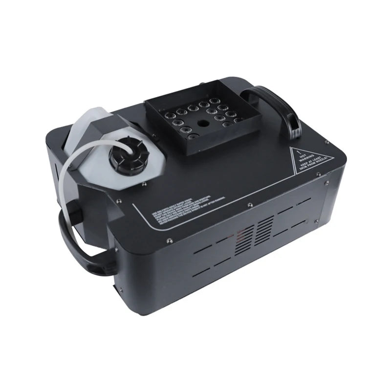New 1500W Smoke Machine Fogger Color Changing Red Green Blue Full Color Triple RGB 24 LED 3 In 1 Colorful Fog Machine