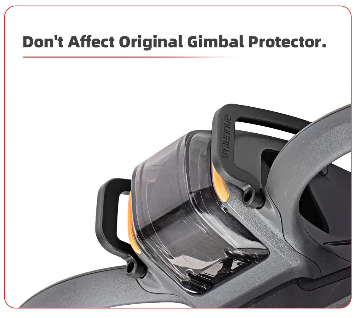 FOR DJI AVATA 2 Gimbal Bumper Aluminum Alloy Gimbal Guard Bump-resistant Camera Lens Protection for DJI Avata 2 Accessories