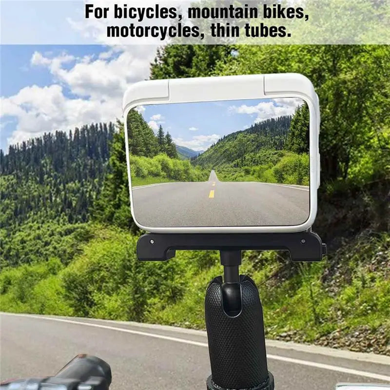 【Camera Accessories】 Bicycle Bike Sports Camera Clamp Mount Holder Clip 360 Degree Rotating Bracket for GO3 Action Camera