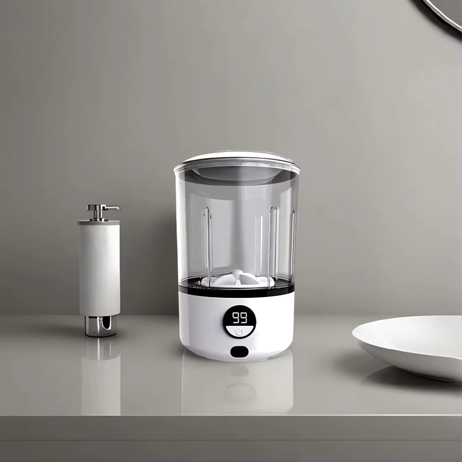 2L Mini Washing Machine Automatic Portable Turbo Led Washing Cup Portable Washing Machine is Suitable For Underwear Underwear