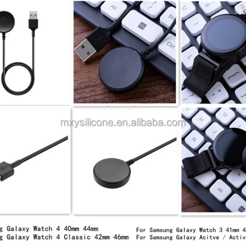 Magnetic Charger Cable for Amazfit Bip 5/3 Bip U T-Rex Pro GTS 4 Mini GTS 2 GTS 2e GTR 2 GTR USB Quick Charging Dock