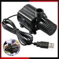 500L/H 4W 12V Aquarium Pump USB Fish Tank Submersible Water Pump Brushless Waterproof Fountain Pump