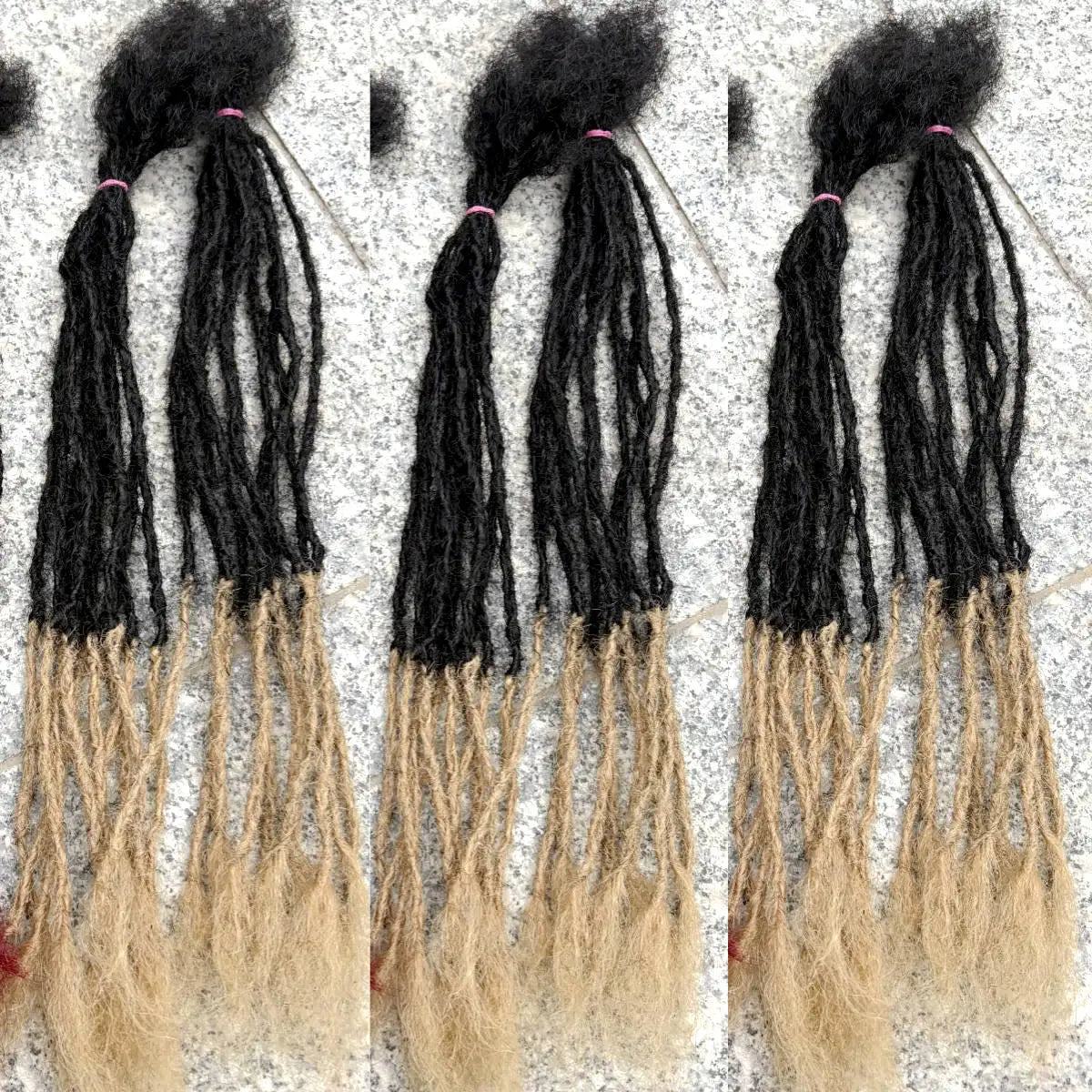 0.2cm Colored Handmade Inter Loc Extension Human Hair 10in Permanent Micro Sisterlocks Extensions Natural Looking Soft Dreadlock