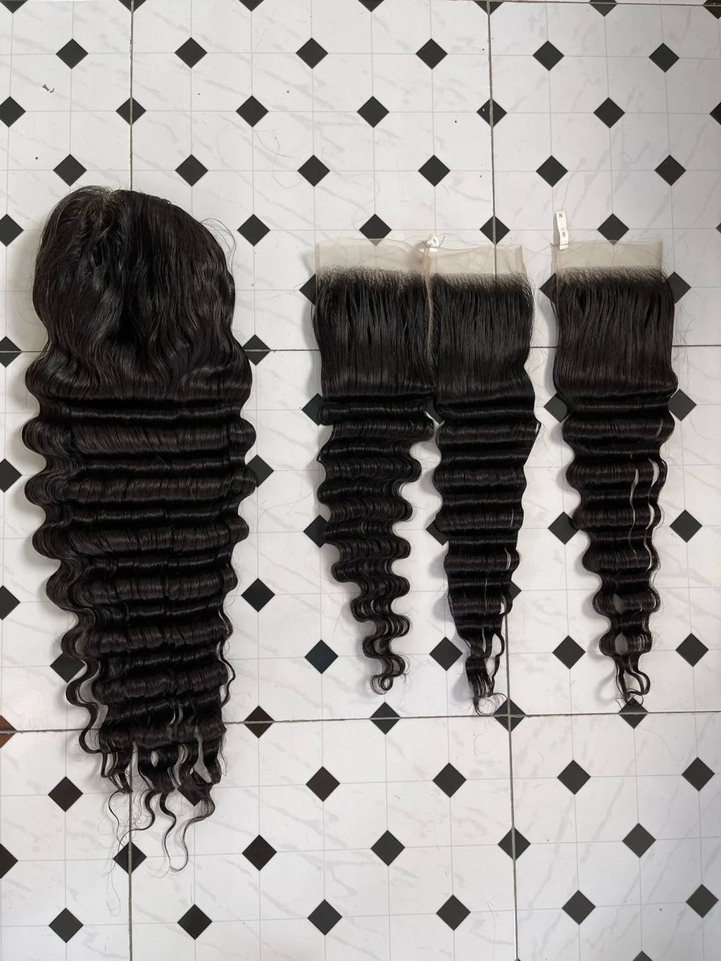 CDYHAIRVN Wholesale Vietnamese Curly Bundles 100% Raw Human Hair HD for Transparent Adjustable Straps Wig Customizable Density