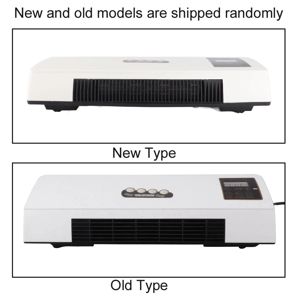 Wall Heater and Air Conditioner Combo 2 in 1 Electric Heater Air Conditioner Wide Coverage Low Noise 2000W Power for Bedroom