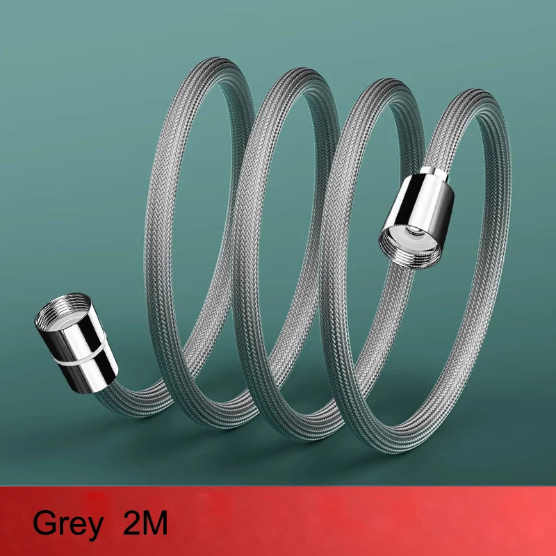Shower Head Hose High Quality 1.5m/ 2m G1/2 Flexible Bathroom Pipe Water Head Shower Head Pipe Tool Bathroom Shower Accessories
