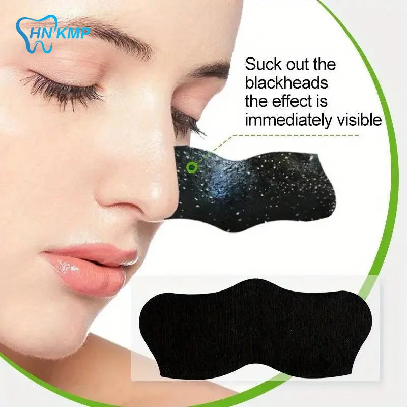 50Pcs Nose Blackhead Remover Mask Shrink Pore Acne Nose Deep Cleansing Skin Care