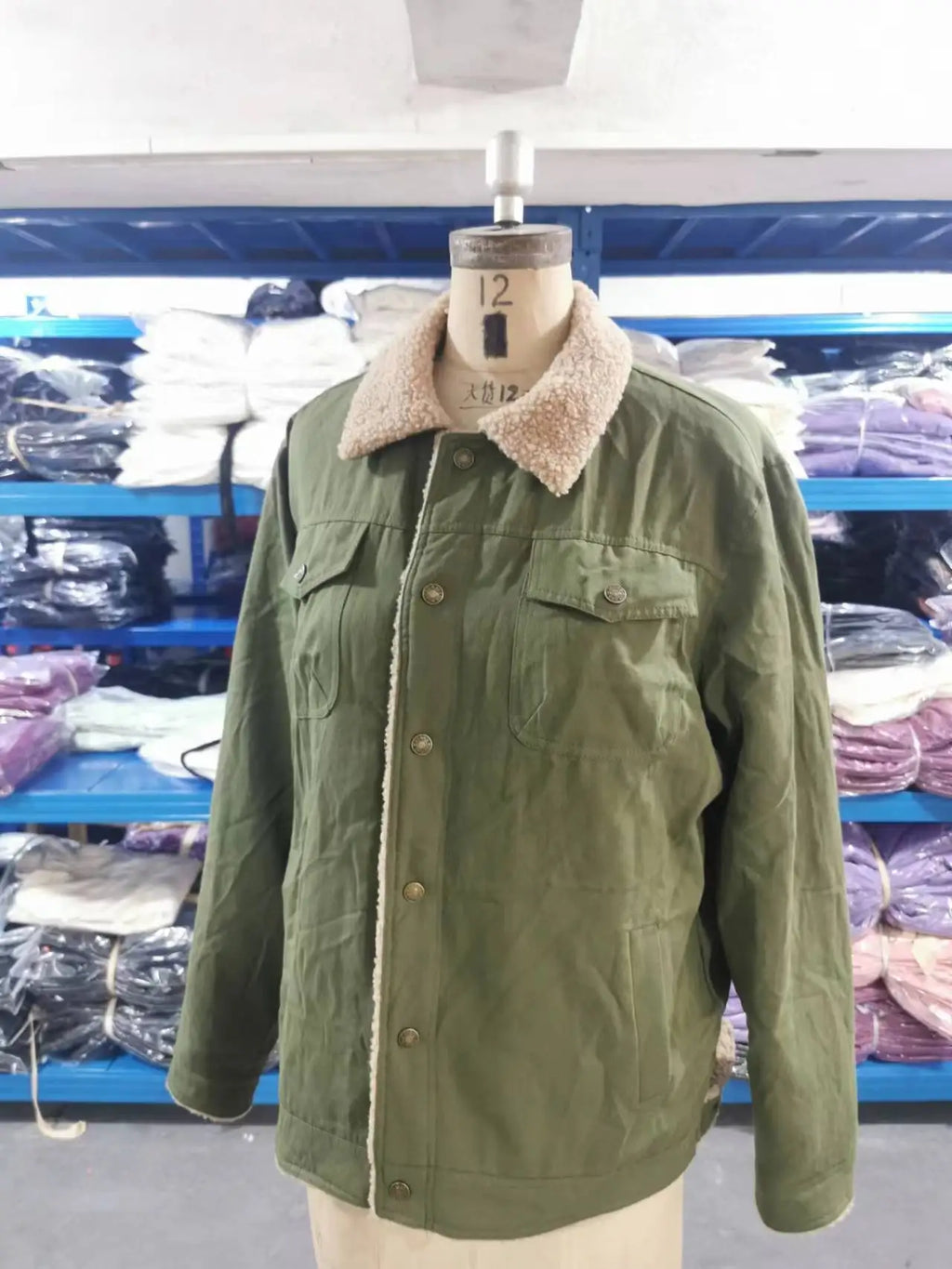 New in autumn and winter, men's jacket, velvet cotton tooling casual coat