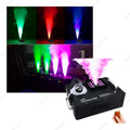 1500w Dmx Vertical Led Fog Machine Wedding Dj Bar Smoke Projection Rgb 24led Stage Light Spray Fogger For Halloween Disco Party