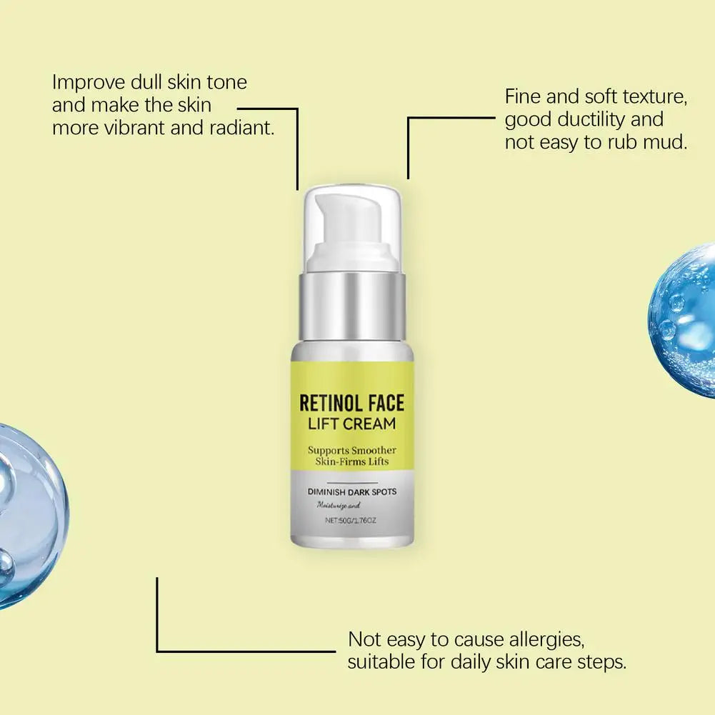 Retinal Shot Tightening Serum/Booster/Face Fift Cream Deep Hydration Moisturizating Firm Skin Reduces Fine Lines Minimizes Pores
