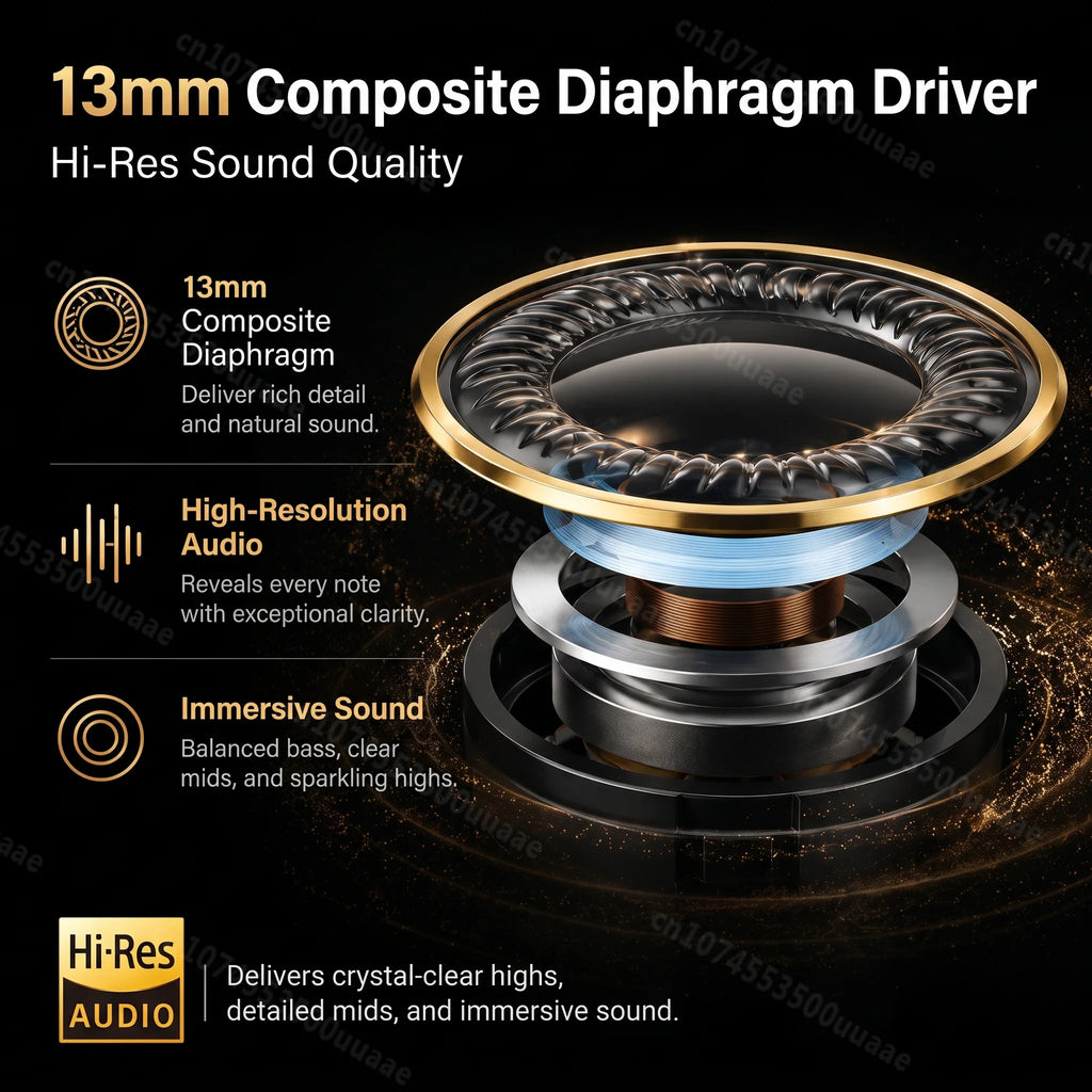 Monster A03 ANC Earbuds Bluetooth 6.0 Active Noise Cancelling Headphones Powerful Deep Bass Sport TWS Wireless Earphone with Mic