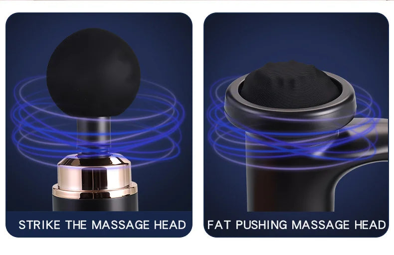 Multi-functional Fitness Massager Gun Abdominal Waist Leg Shaker Machine Fat Pusher for Body Muscle Relaxation Fascia Gun