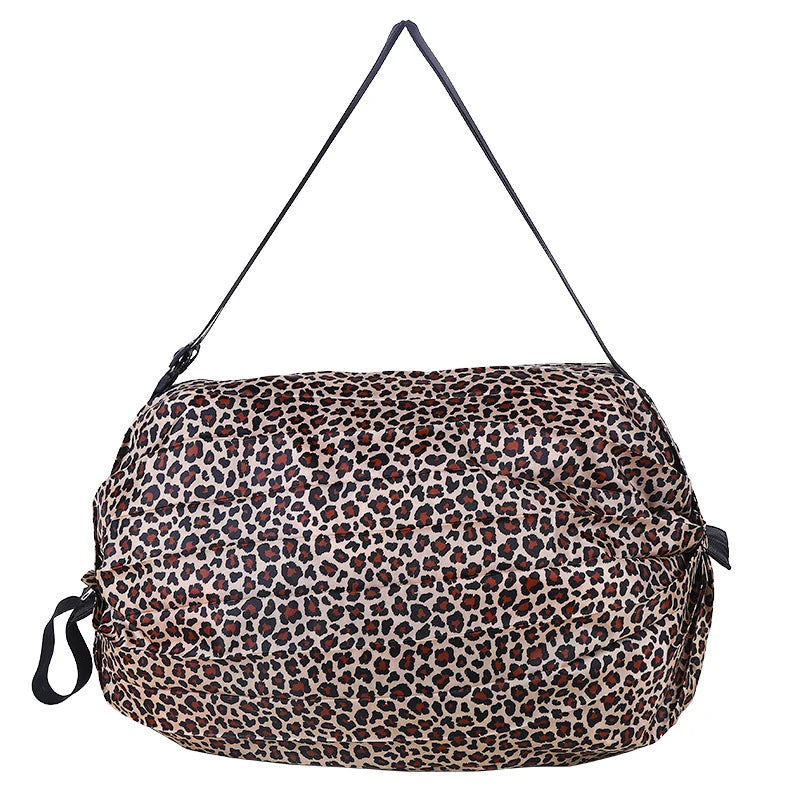 Portable Shopping Bag Large Capacity Foldable Storage Shoulder Bag Travel Handbags With Handle Outdoor EDC Camp Beach Bag