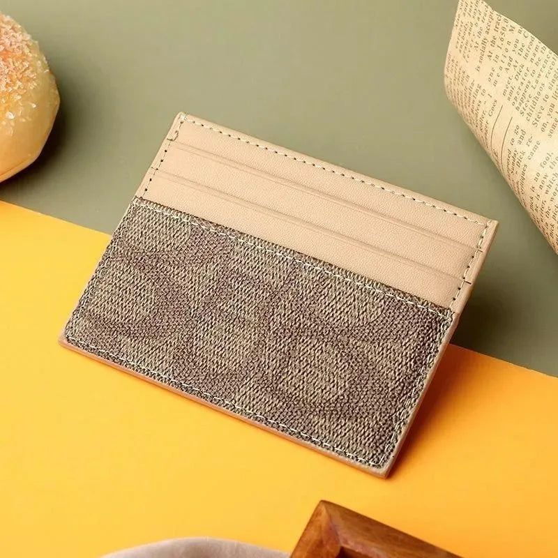 1pc RFID Blocking Card Holder, Slim & Luxury PU for Women, Multi-Slot for Cards & Cash, Compact Wallet, ID Holder, Gift Idea