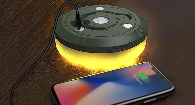 4-in-1 Camping Light LED Reel String Lights Outdoor USB Camping Lamp Recyclable LED Night Light For Garden Tent Room Decor