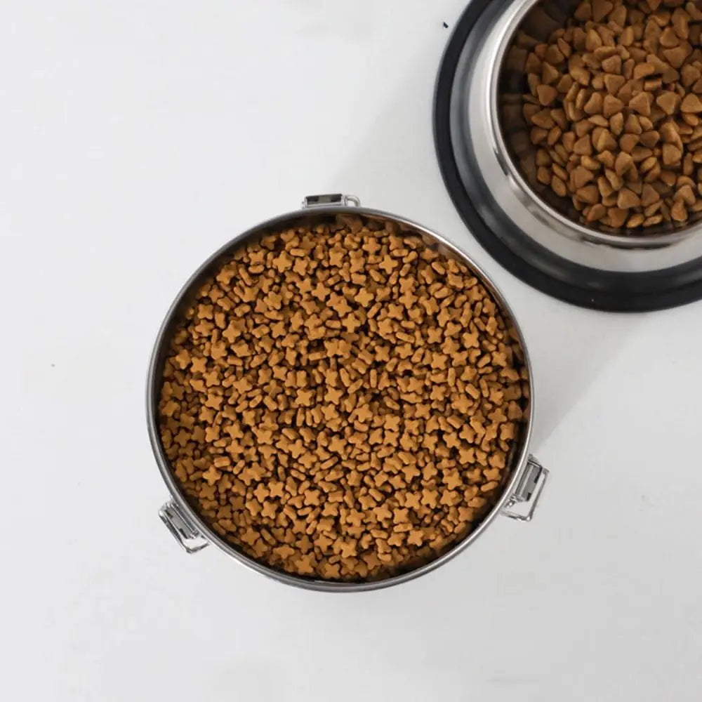 520/1000/1600/2500ml Stainless Steel Storage Tank Leak-Proof with Scale Grain Storage Box Airtight Sealed Grains Sealed Bucket