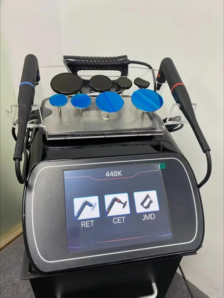 2026 INDIBA 448KHZ Tecar Therapy Machine Physiotherapy Pain Relief Body Slimming Skin Rejuvenation Professional SPA Salon Beauty