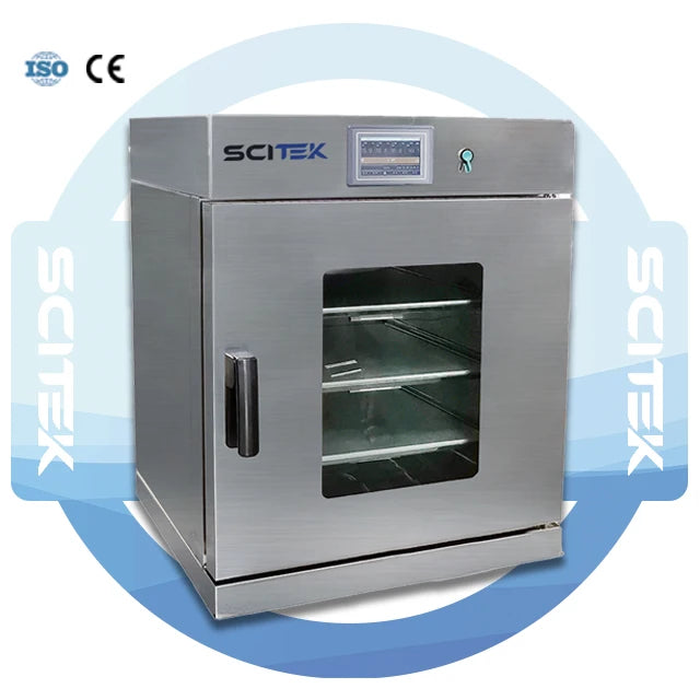 24L / 52L / 91L Vertical Vacuum Oven Four Sides Heating Small Vacuum Drying Oven With Digital Display