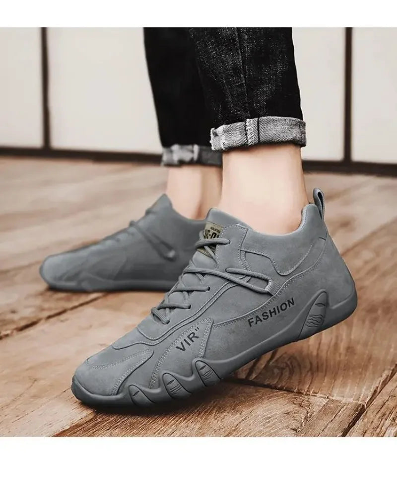 2026 Men's Lace-Up Safety Boots Non-Slip Workwear Low-Cut Shoes Abrasion-Resistant Lightweight Construction Soft Sole Sneakers