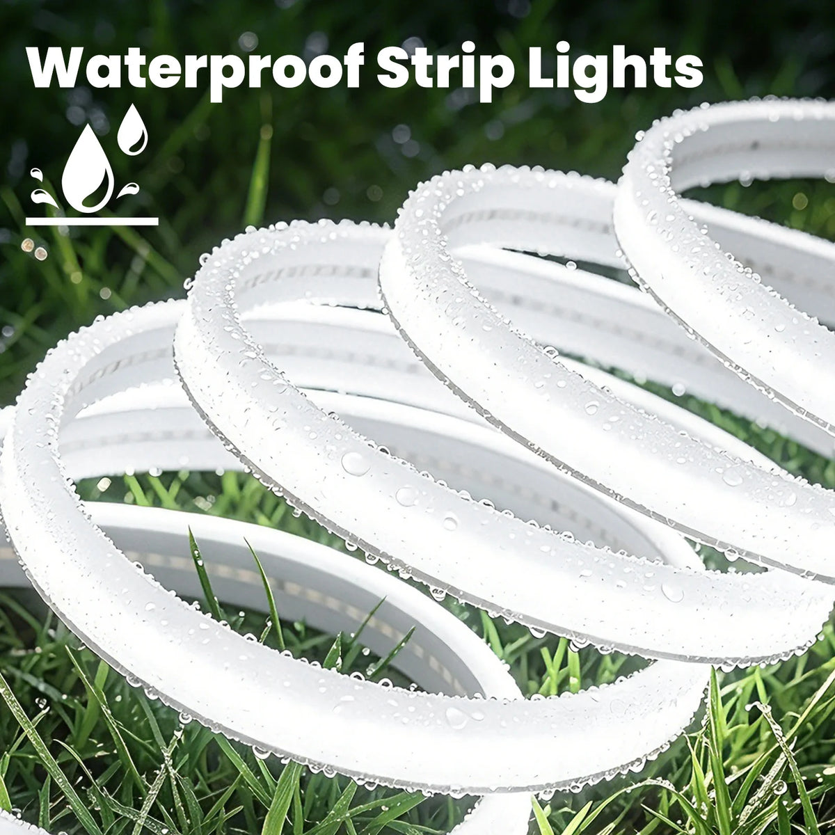 Waterproof Outdoor Solar COB LED Neon Light Strip 24V 320LEDs/m RA90 Linear Flexible Solar Lights for Yard Garden Decoration