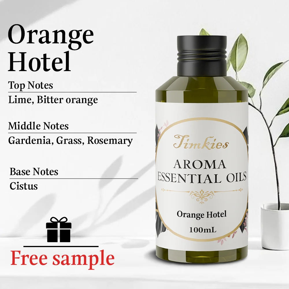 100ML Hotel Room Fragrance Diffuser for Home Air Freshener Scenting Device Air Purifier Humidifier Car Essential Oil Refil