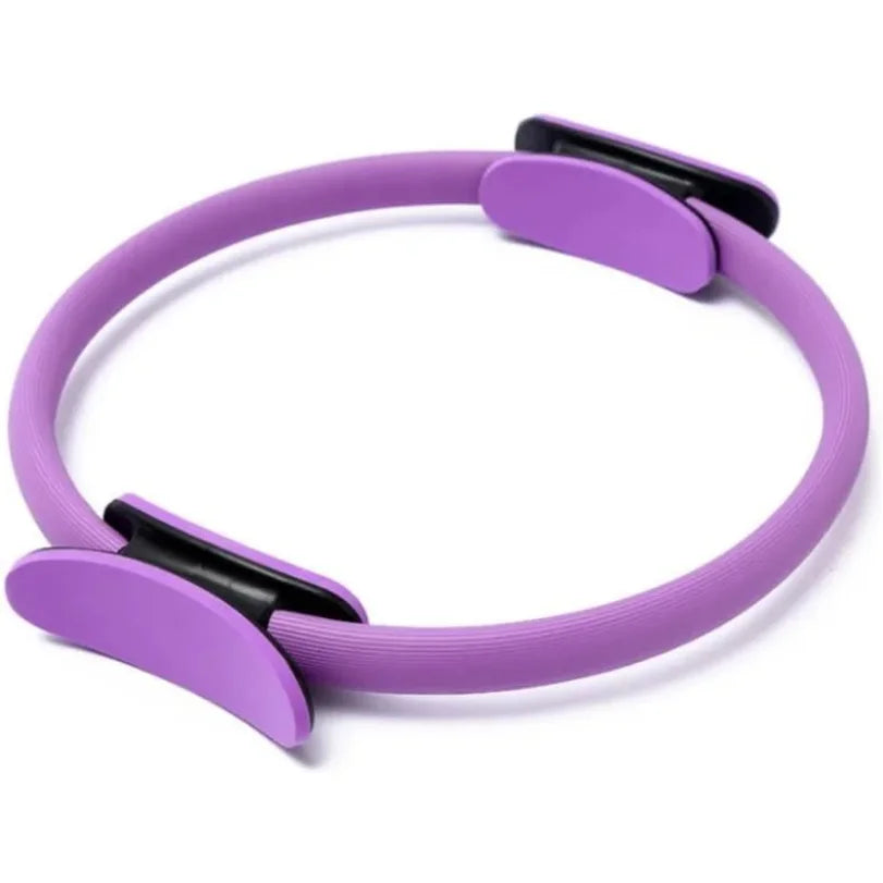 Yoga Pilates Ring Durable Non-Slip Exercise Circle Magic Exercise Circle with Dual Grip for Thigh Pelvic Floor Muscle Training