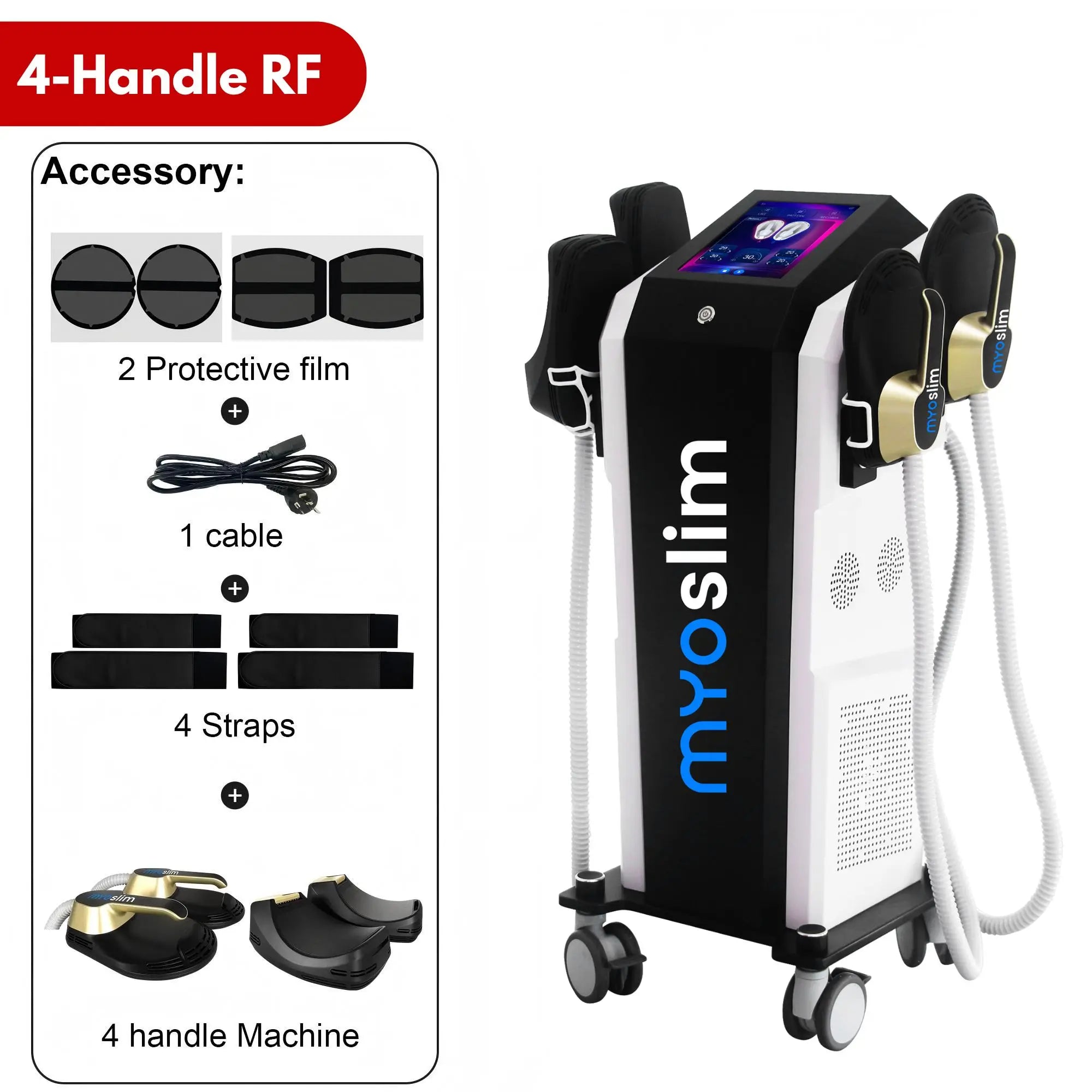 Body Sculpting Equipment EMS RF Muscle Training Machine for Professional Beauty Salon Spa Weight Loss Program MYOslim 15T 6500W