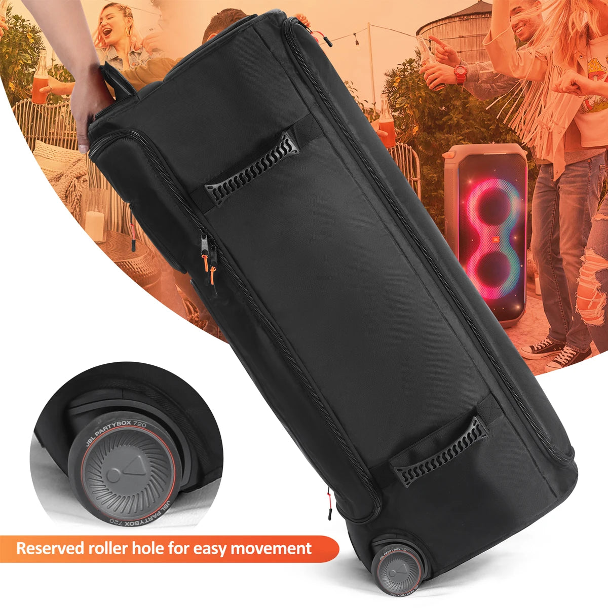 Carrying Case for JBL PartyBox 720,Travel Storage Tote Bag Fits for PartyBox 720 Speaker and Accessories,Case Only