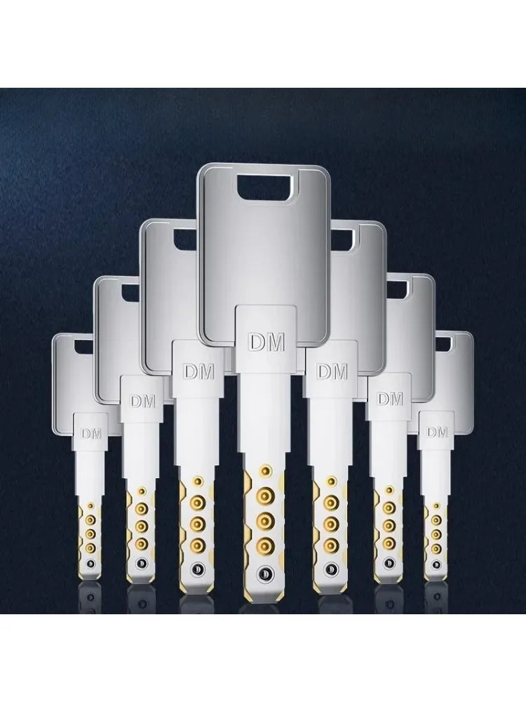 65-130MM High Quality European Standard Lock Cylinder,Super C-Level Anti-Theft Door Lock Cylinder,Household Copper Lock 8 Keys