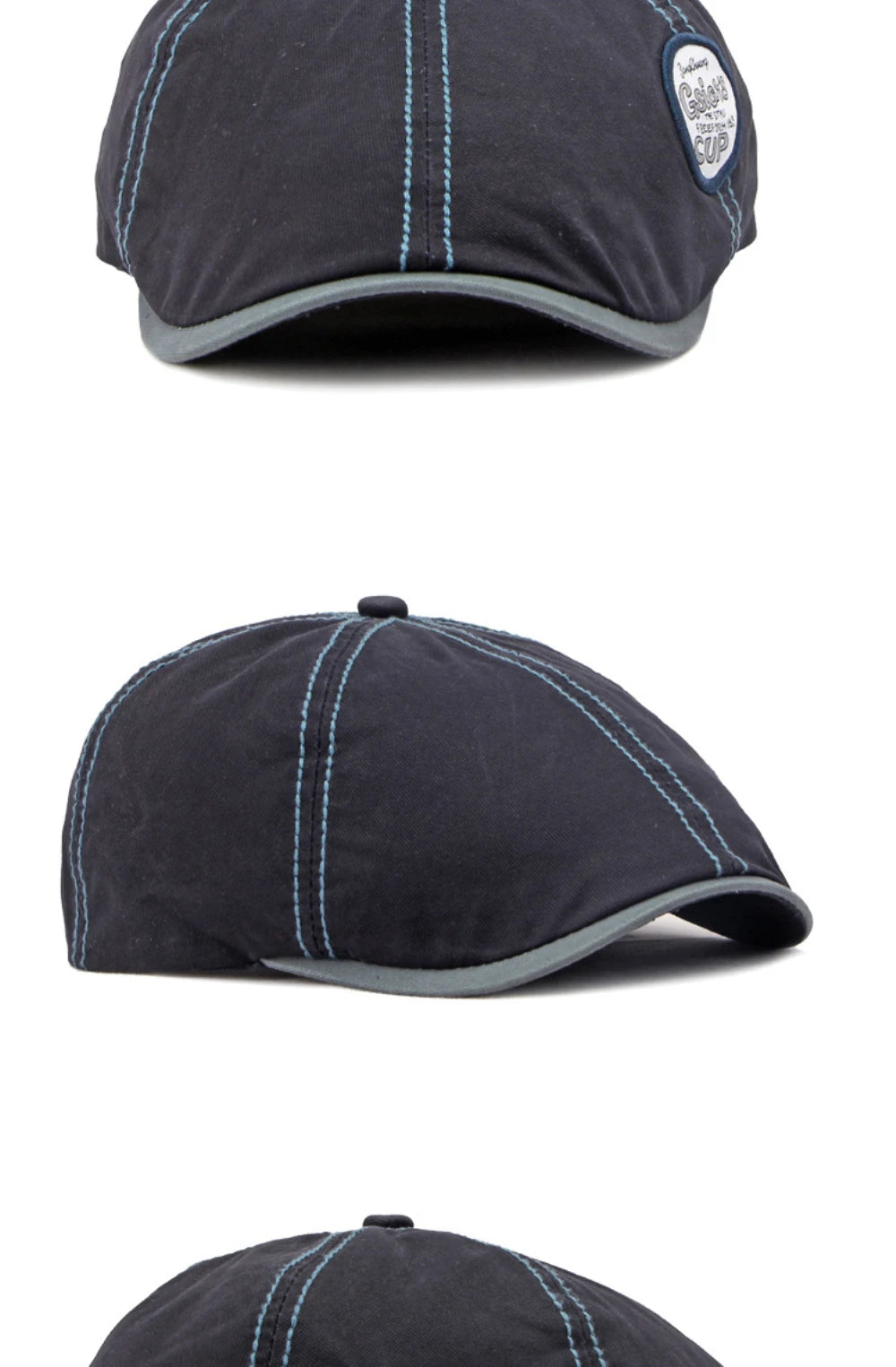 HT4661 Beret Cap Men Women New Spring Summer Sun Hat Octagonal Cap Vintage Beret Hat Adjustable Ivy Flat Cap Male Female Berets