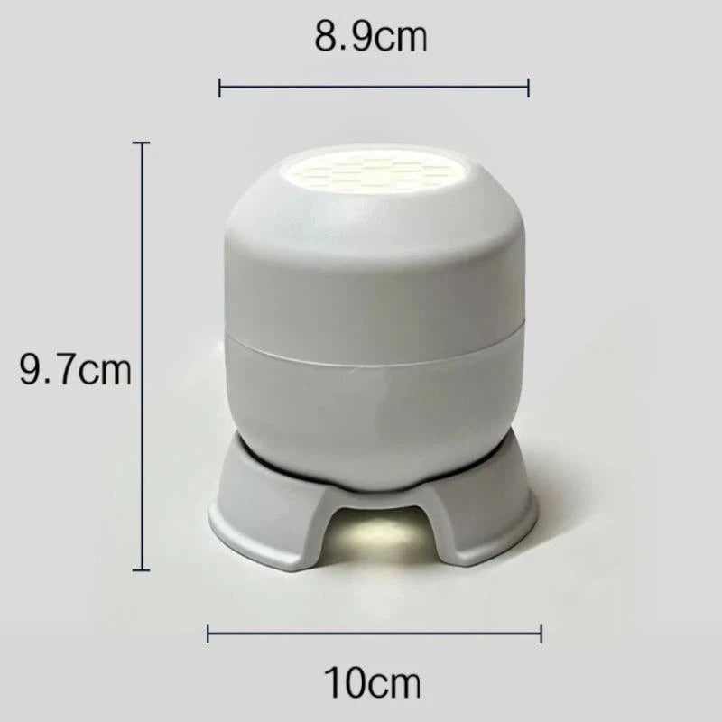 LED Ocean Projector Light, 360° Rotating Dynamic Night Light USB Ambient Light Decorative Lighting For Game,Living Room