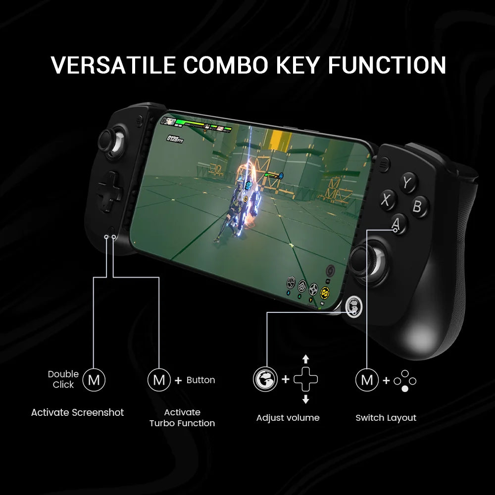 GameSir X5 Lite Mobile Gamepad Phone Game Controller for iPhone 16/15 iPad Mini Android Tablet Hall Effect Joysticks Design