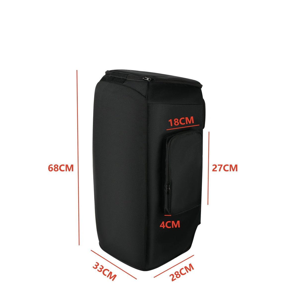 For JBL PARTYBOX STAGE 320 Speaker Case Double Pocket Nylon Mesh Sound Cover