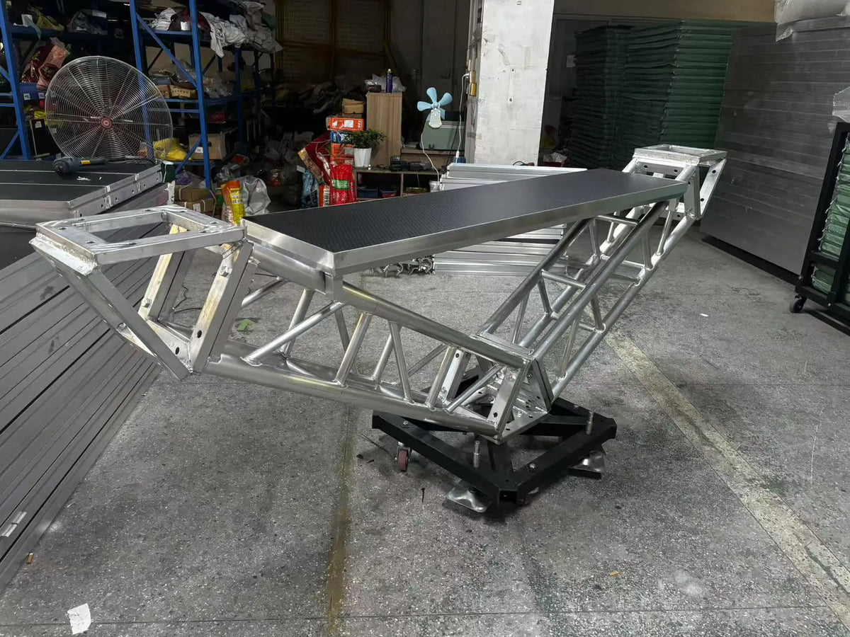 DJ truss counter bar counter aluminum square and triangle pattern stage display