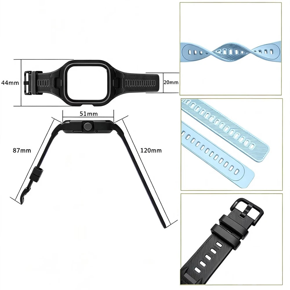 Silicone Case+Strap for Redmi Watch 4 5 6 Band Accessories Sports Integrated Bracelet Correa+Cover for Redmi Watch 6/5/4