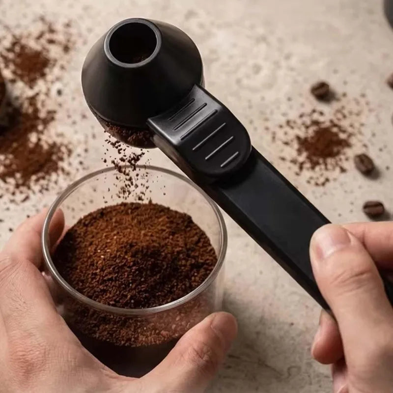 1/10pcs Sliding Leakproof Coffee Scoops Large Capacity Coffee Protein Milk Powder Measuring Spoon Portable Home Kitchen Gadgets