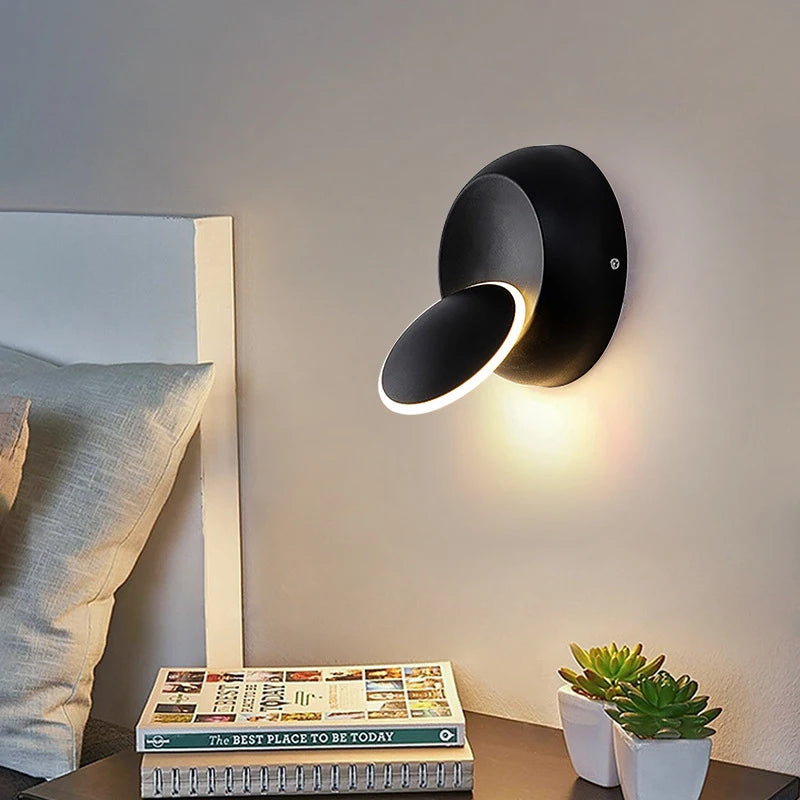 Indoor Lamp Body Touch Switch LED Wall Lamps Bedroom 360° Rotatable LED Wall Lights for Bedside Wall Sconce Lighting Fixtures