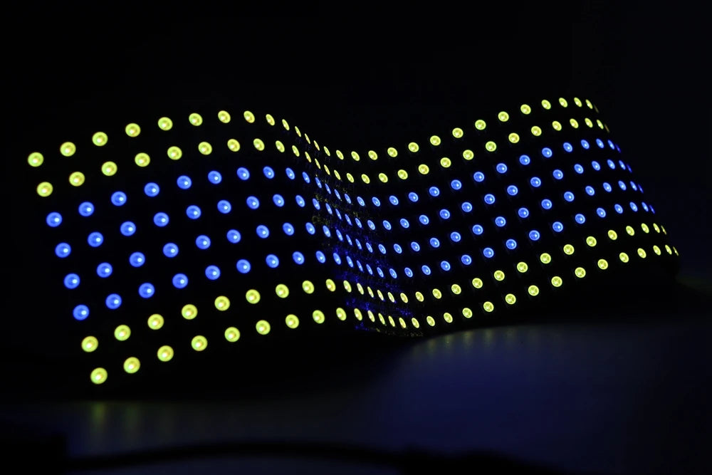 4x12 8x8 16x16 8x32 WS2812 RGBIC Led Digital Matrix Panel Lights WS2812 Flexible Addressable Spliceable Pixel Module Screen DC5V