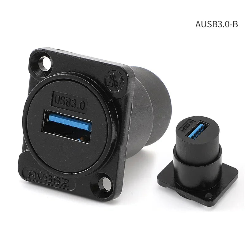 D-type Multifunctional Data Module 86 Panel audio video socket XLR VGA BNC RJ45 RJ11 Jack 3.5/6.35 RCA USB3.0 TypeC Connector