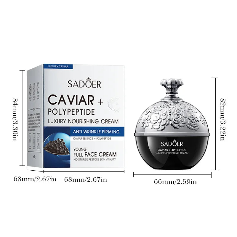 Caviar Anti-Wrinkle Face Cream Collagen Anti-Aging Firming Lift Fade Fine Lines Moisturizing Smooth Brighten Skin Care Products