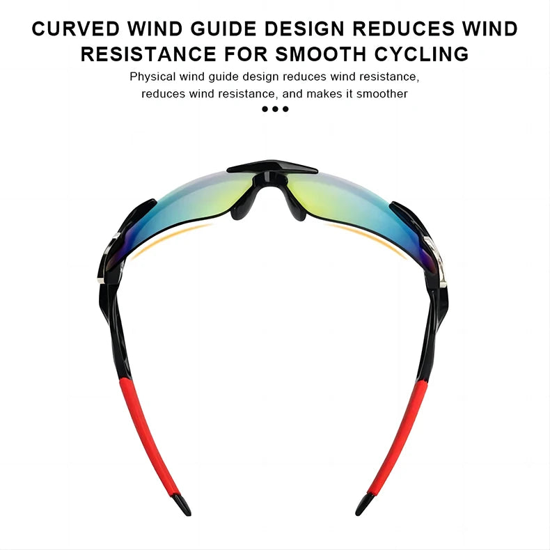 Sports Sunglasses for Men, Road Bicycle Glasses, Mountain Cycling Riding Protection Goggles, MTB Bike Sun Glasses, RR7427