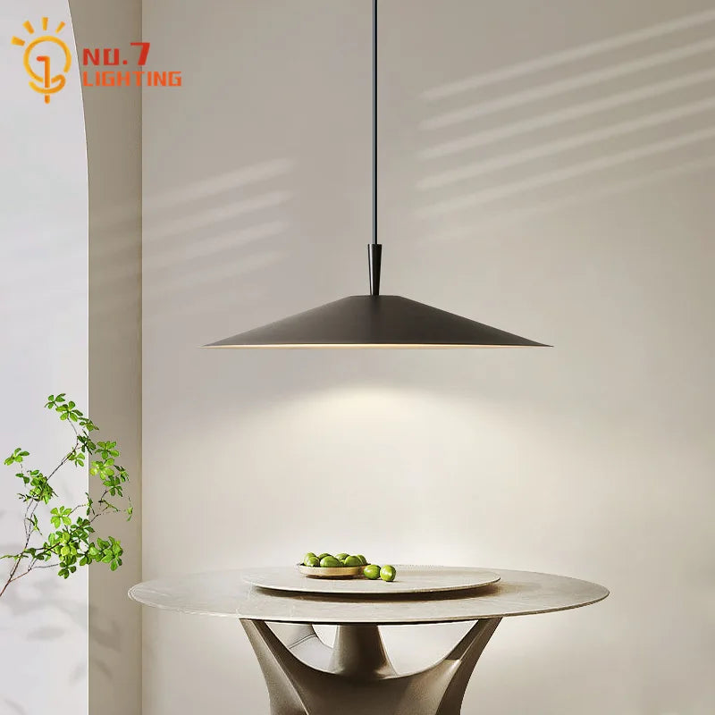 Modern Minimalist Black/White Designer Ceiling Chandelier Lights Modern LED Indoor Lighting Living/Dining Room Kitchen Island